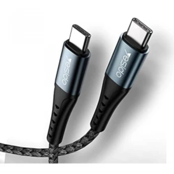 Yesido Dual Type-C Cable 1m (CA175) Black