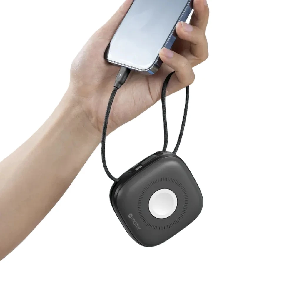 Veger 3 in One Magsafe Wireless PD Fast Power Bank 10000mAh (VP-1185) Black