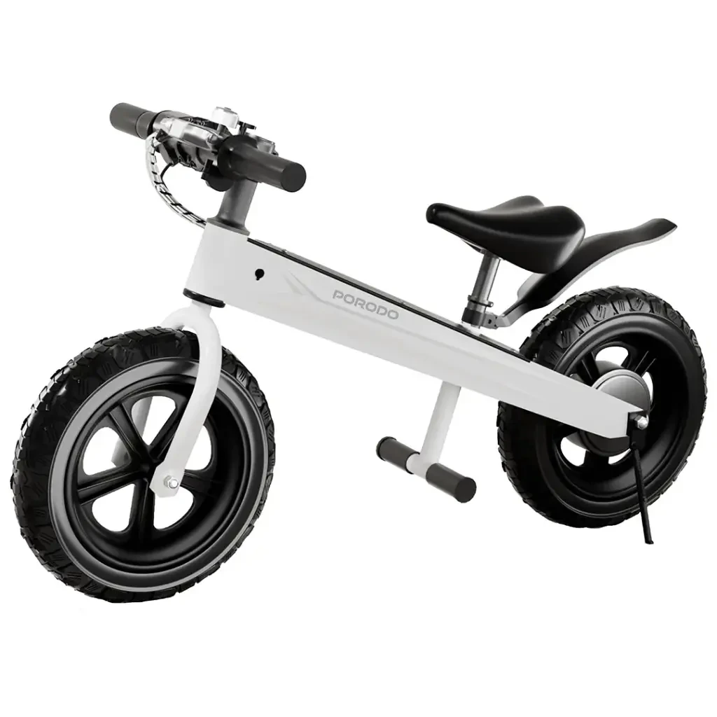 Porodo JoyCruiser Kids Electric Bike - White