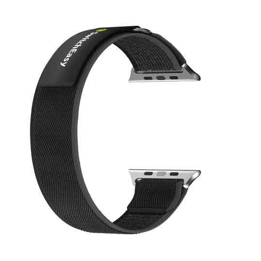SwitchEasy Flex Woven Nylon Apple Watch Loop 44/45/46/49mm - Black/Grey