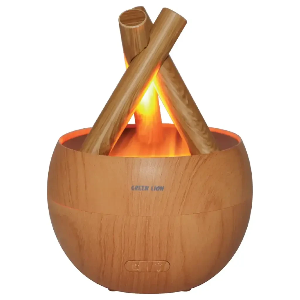 Green Lion Flame Mist Air Diffuser 150mL (GL-AD17) Wooden