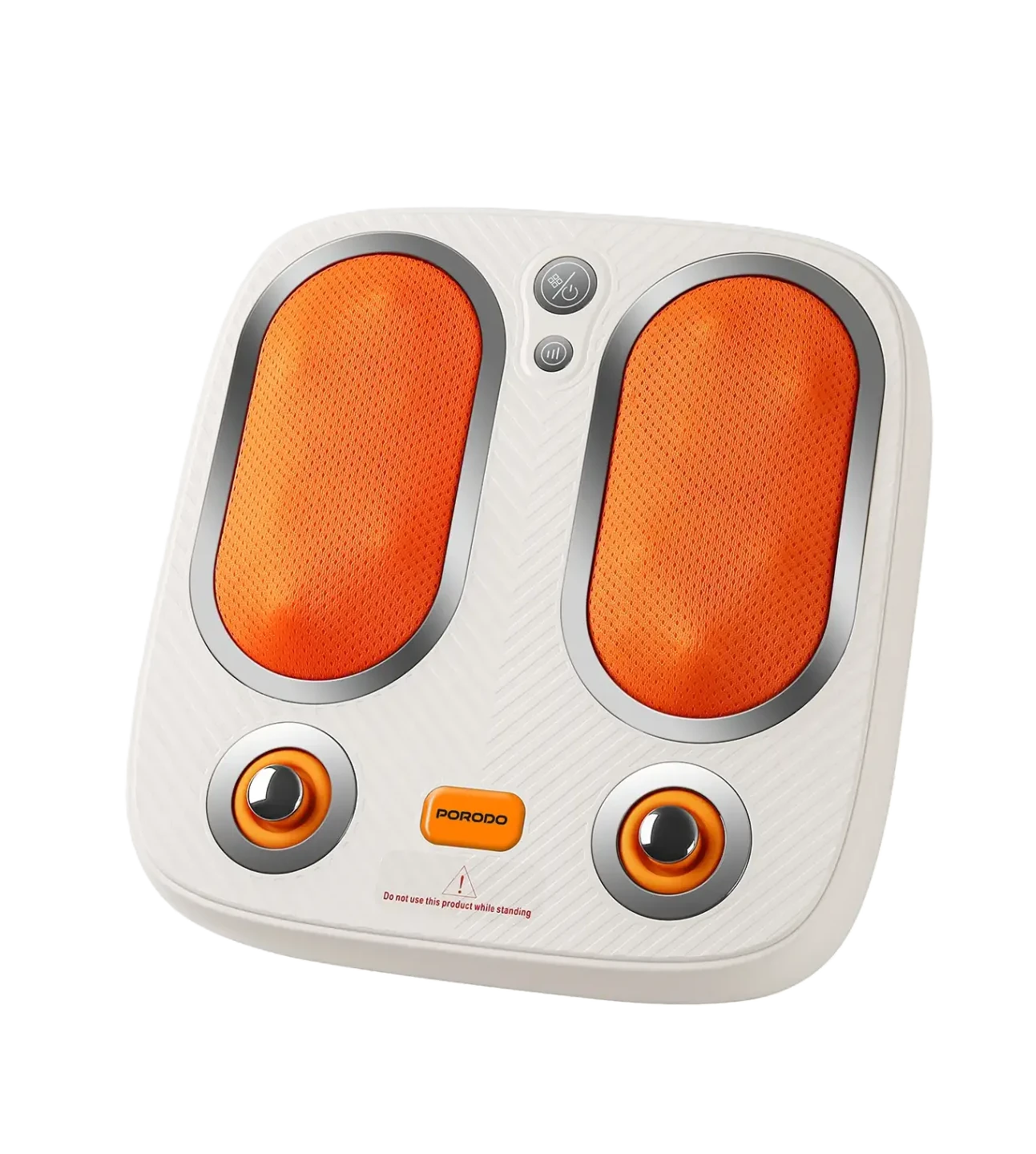 Porodo Cordless Heated Foot Massager Tapping & Kneeding Therapy (LFS026) White