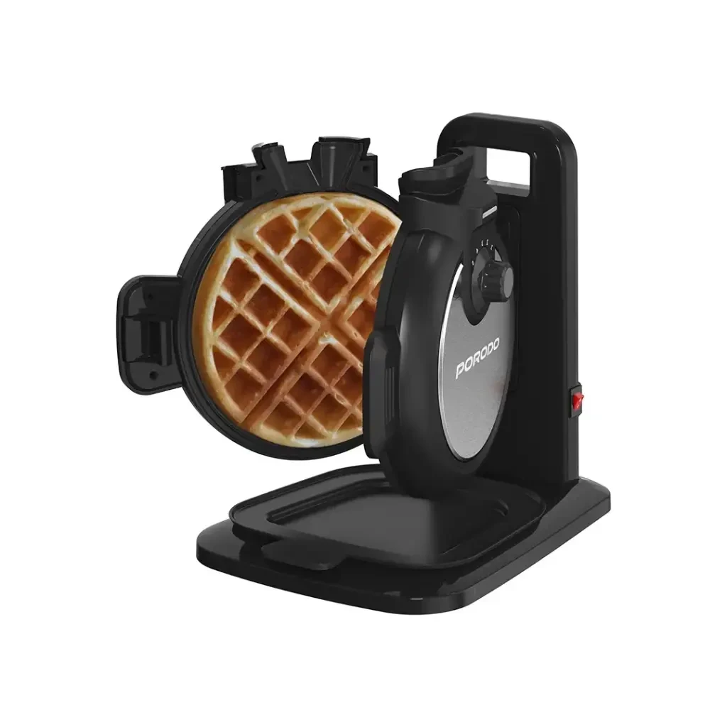 Porodo SmartFlow Vertical Waffle Maker – 800W (LFS118) Black