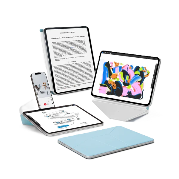 MOFT Dynamic Folio Case for iPad Pro 13" (M4) - Soothing Mist x Misty Cove