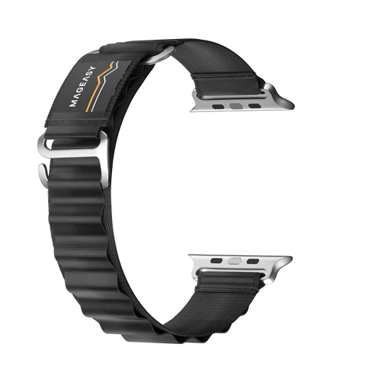 MagEasy Active Sport G-hook Apple Watch Loop 44/45/46/49mm - Black