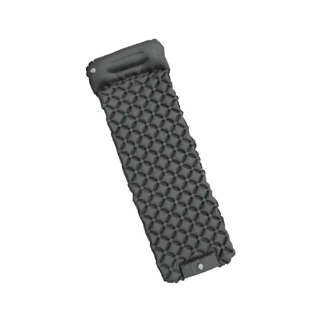 Green Lion Inflatable Air Mattress for Camping (GMT-180) Black