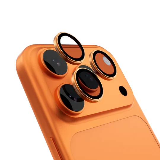 MagEasy Lenz Sapphire Camera Lens Protector for iPhone 17 Pro/Pro Max - Orange
