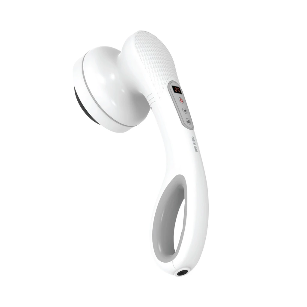 Green Lion Relax Glide Body Massager with 15 Speed Levels - White