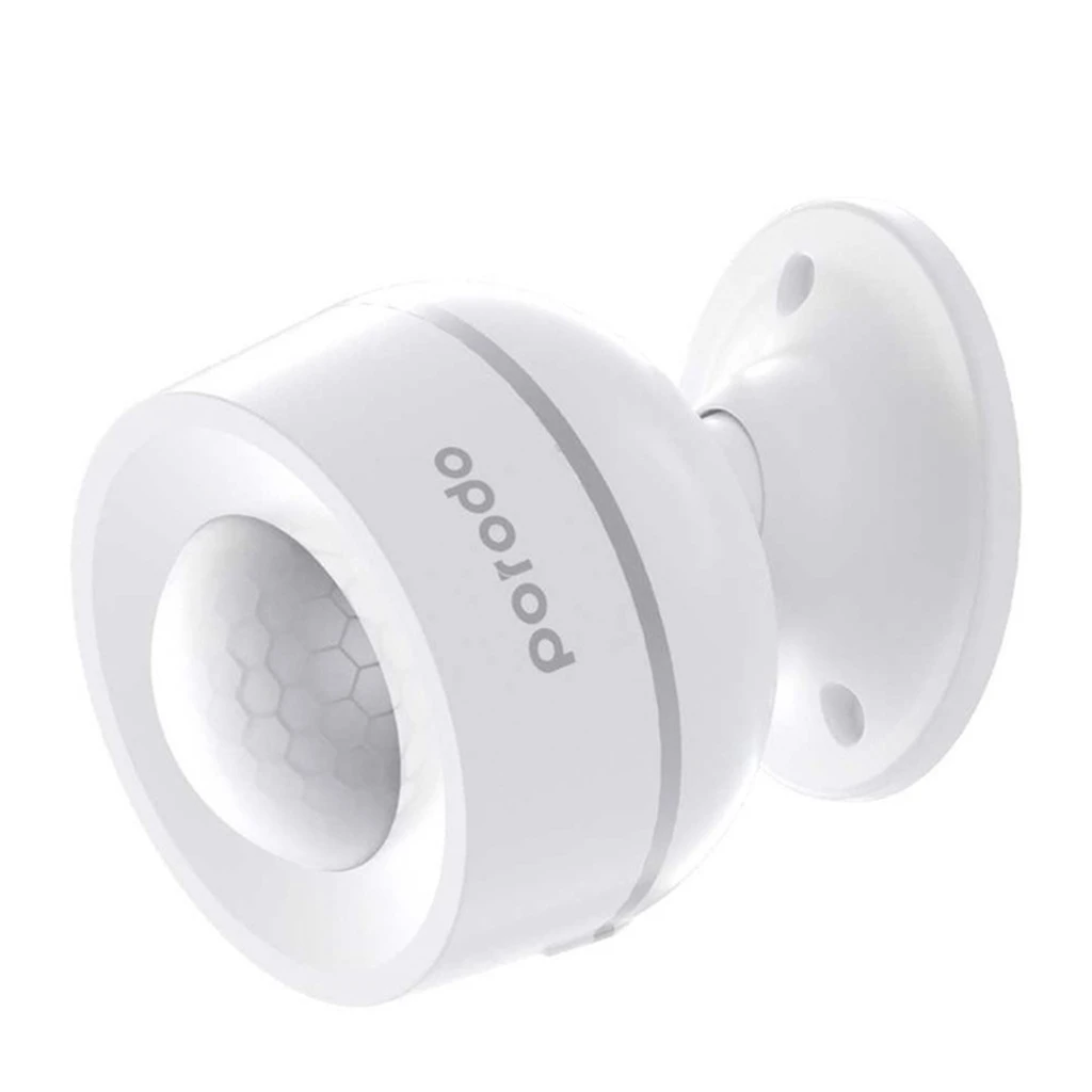 Porodo Smart Motion Sensor with Humidity & Temperature Sensors - White