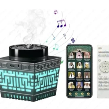 Heatz Quran Speaker with Incense Burner & Light (ZS30) Black