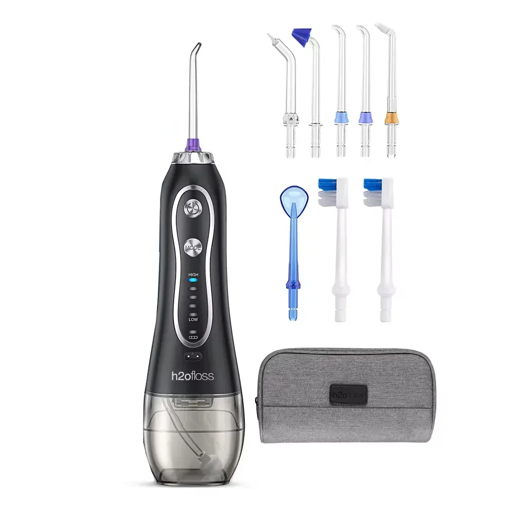 H2o Floss Portable Oral Irrigator - Black