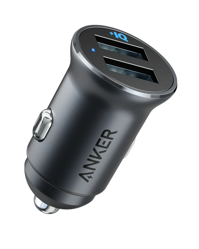 Anker 24W Dual-Port Car Charger (A2727H12) Black