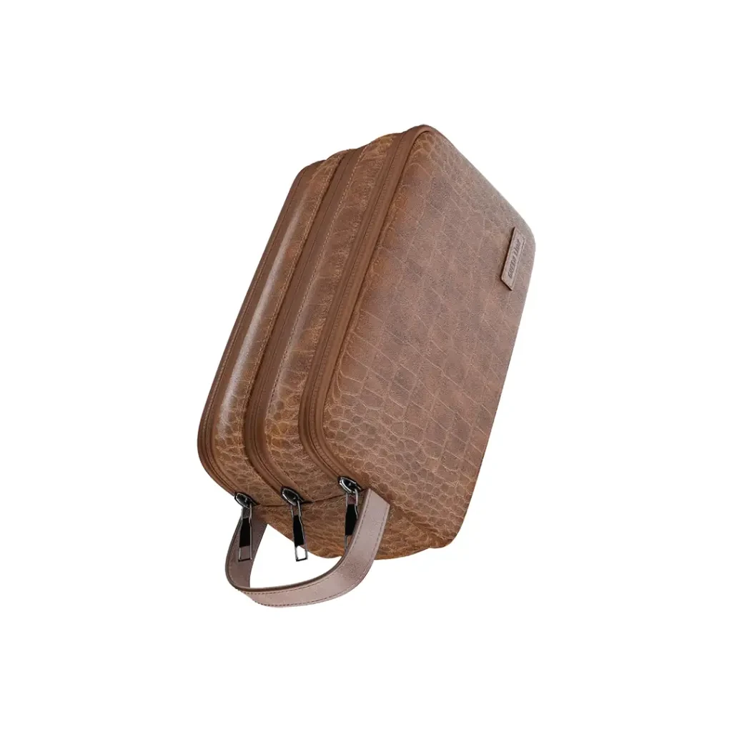 GREEN LION Stallion Clutch Bag -Brown