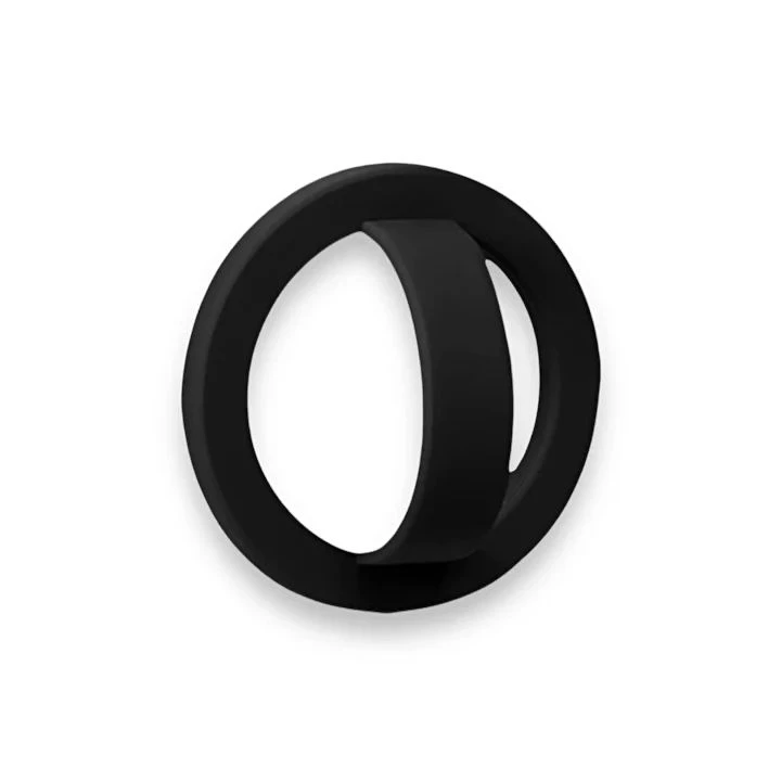 Pop Mag Silicone Magsafe Ring Holder - Black