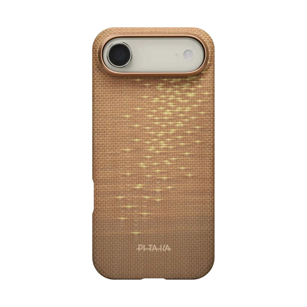 Pitaka Ultra-Slim Case for iPhone Air - Golden Glint