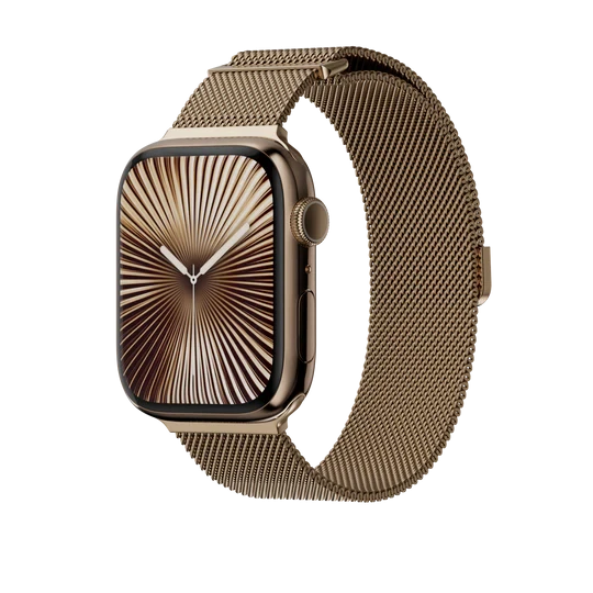 MagEasy Milanese Watch Loop for Apple Watch 44/45/46/49mm - Gold