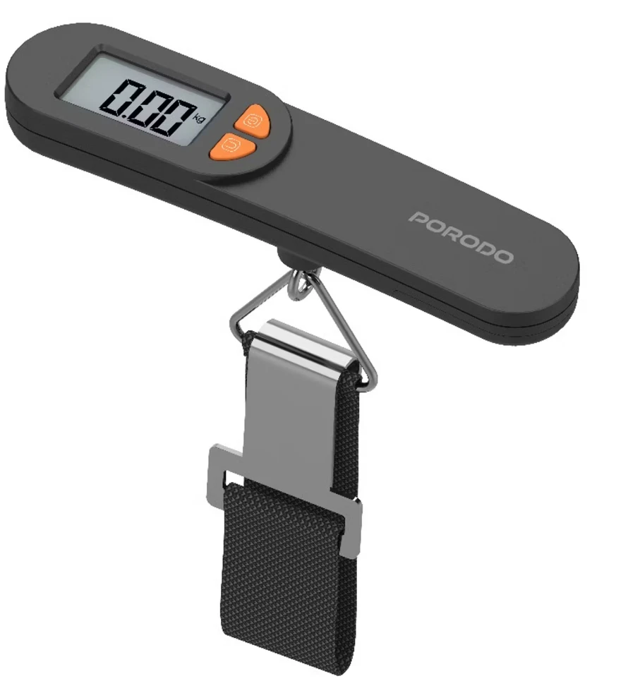 Porodo Accuscale High-Precision Luggage Scale (LFS205) Black