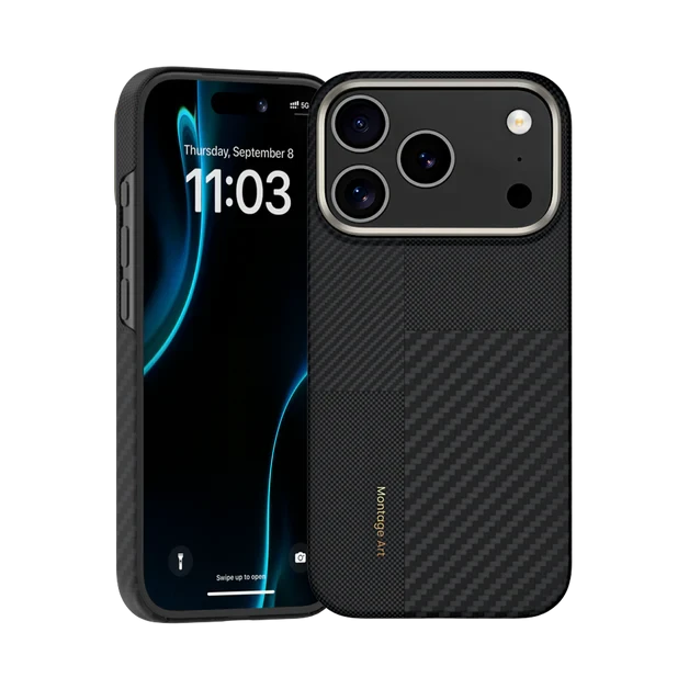 Benks Montage ArmorAir Case built with Kevlar® for iPhone 17 Pro - Black