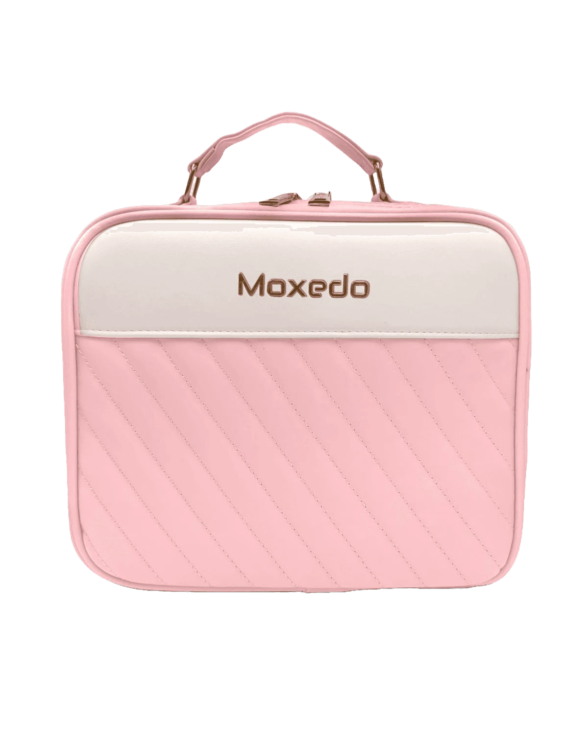 Moxedo 2 in 1 Portable Makeup Mirror with Built in LED Mirror (PMB013) Pink