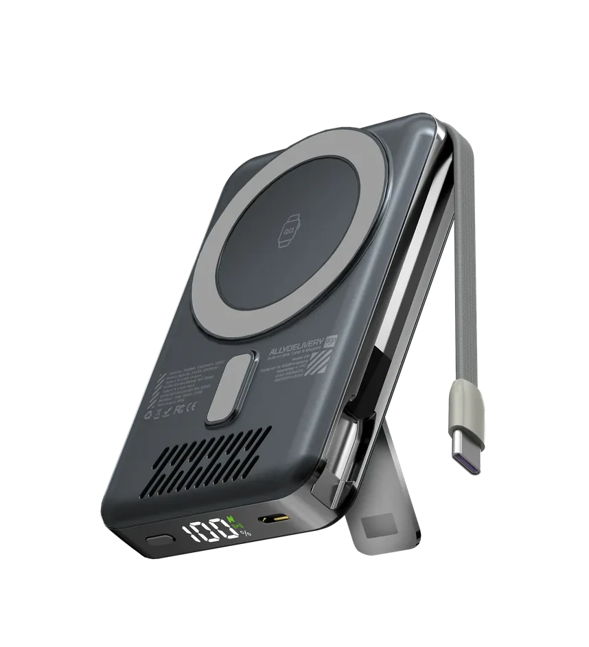 EGO AllyDelivery 4S 10000mAh 6in1 Magsafe PowerBank 35W - Black