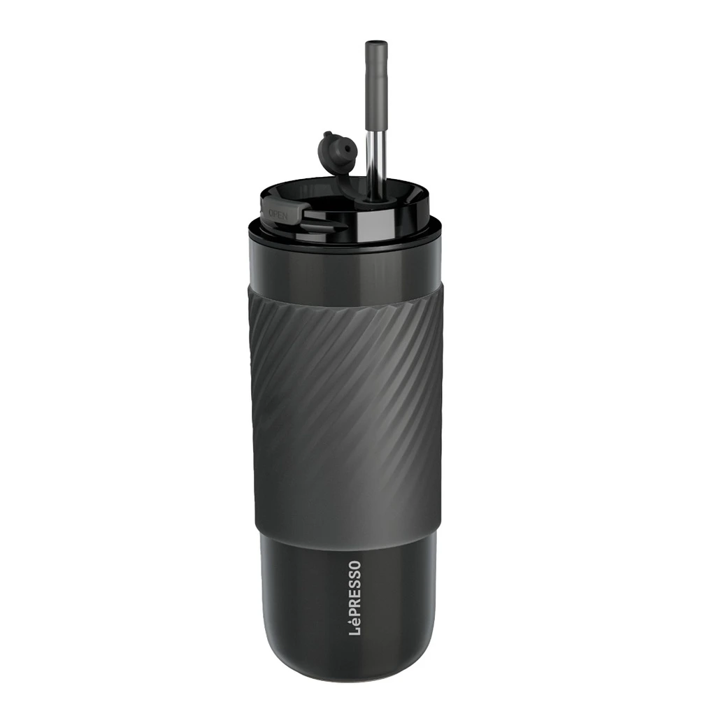 LePresso Thermal Tumbler with Infusion Filter 520ML (LPCM520GY) Dark Grey