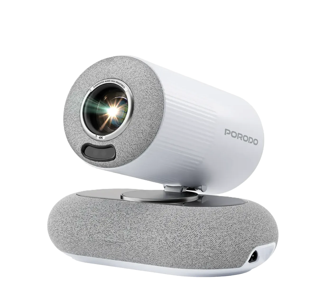 Porodo Lumacast Smart Full HD Projector Auto Focus & Keystone - White