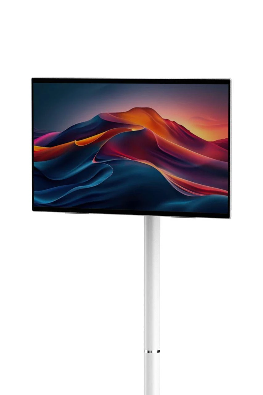 Moxedo Novion 23.8" Smart TV & Monitor with Built-In Movable Stand (NVS012) White